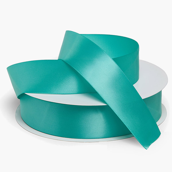 Tropic Blue Single Faced Satin 1-1/2"x50 yards