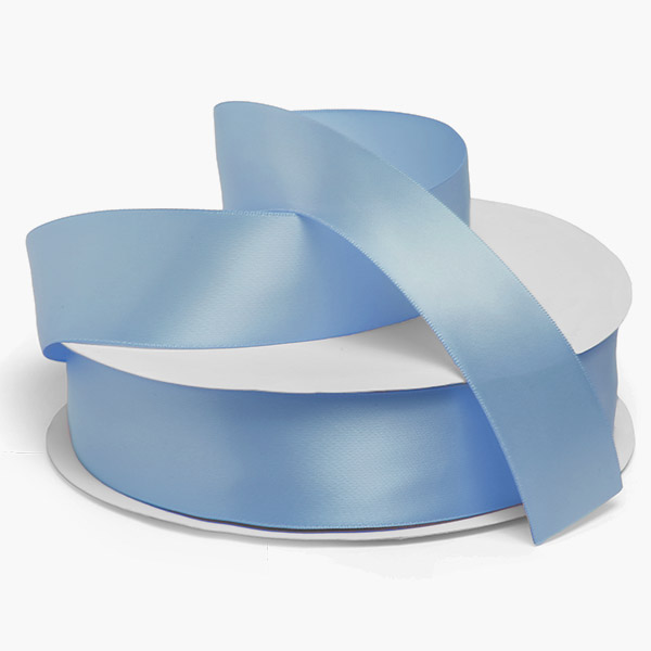 French Blue Single Faced Satin 1-1/2"x50 yards
