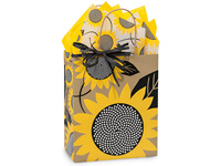 Nouveau Gold Paper Gift Bags, Cub 8x4.75x10, 250 Pack