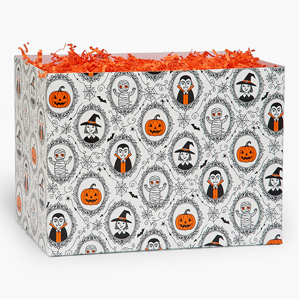 Spooky Frames Basket Box, Large 10.25x6x7.5", 6 Pack