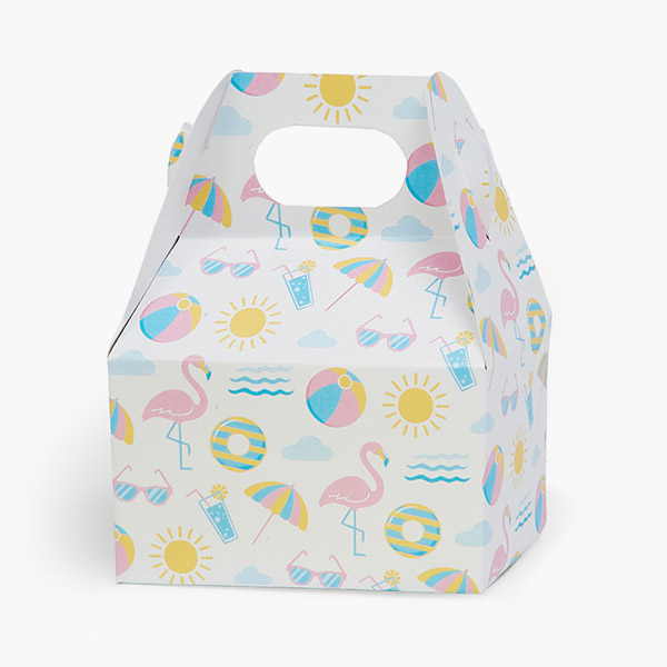 Summer Splash Mini Gable Box, 4x2.5x2.5", 6 Pack