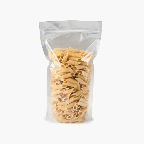 Clear Stand Up Zipper Top Bags, 6.5x11x3", 3.5 mil, 1000 Pack