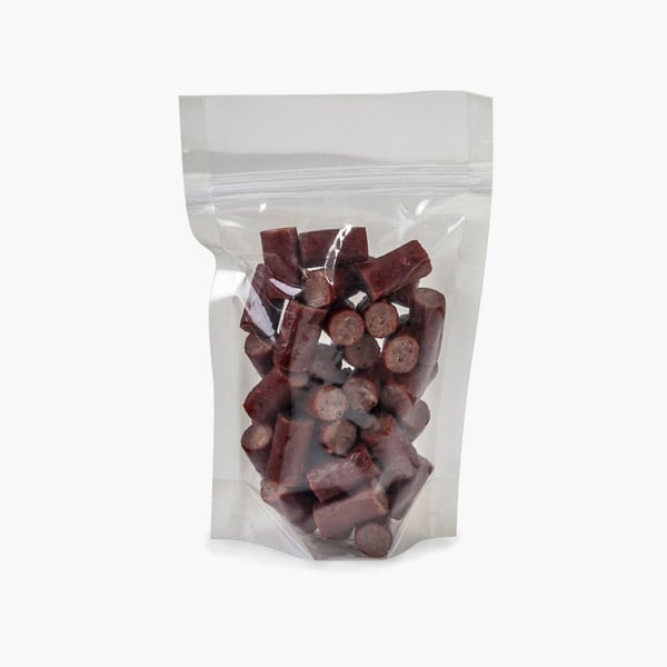 Clear Stand Up Zipper Top Bags, 4x5.5x2", 3.5 mil, 1000 Pack