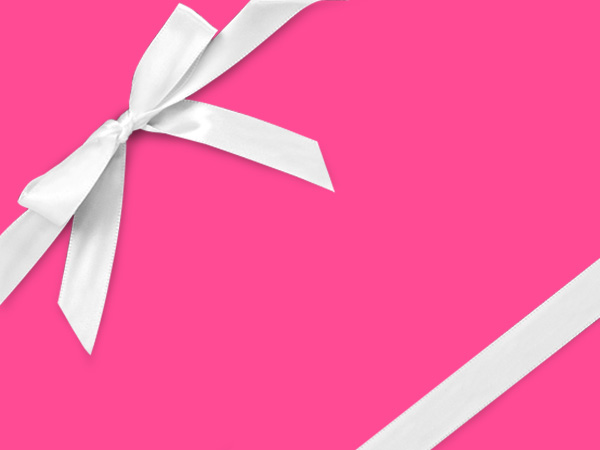 Fluorescent Pink Velvet Touch Gift Wrap, 24" x 417', Half Ream Roll