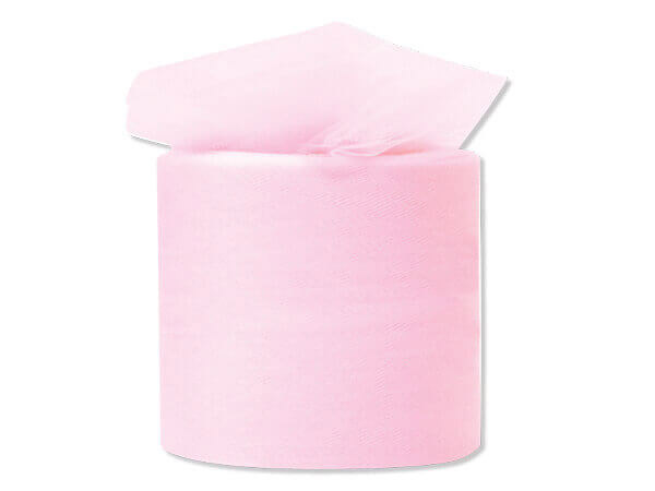 Rosette Pink Premium Tulle Ribbon, 3"x50 yards