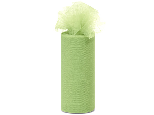 Olive Green Premium Tulle Ribbon, 6"x25 yards