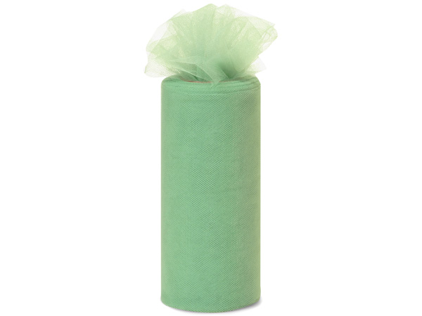 Sage Green Premium Tulle Ribbon, 6"x25 yards