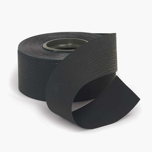Black Textured Poly Ribbon, 1-3/8" x 44 Yards