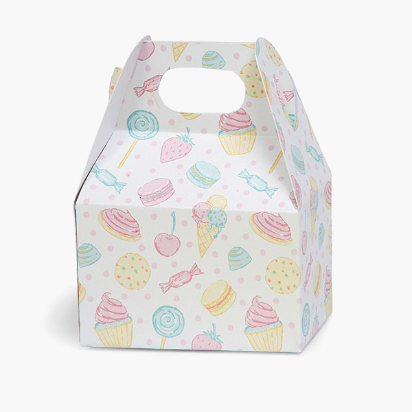 Tasty Treats Mini Gable Box, 4x2.5x2.5", 6 Pack