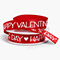 Happy Valentine's Day Print Red