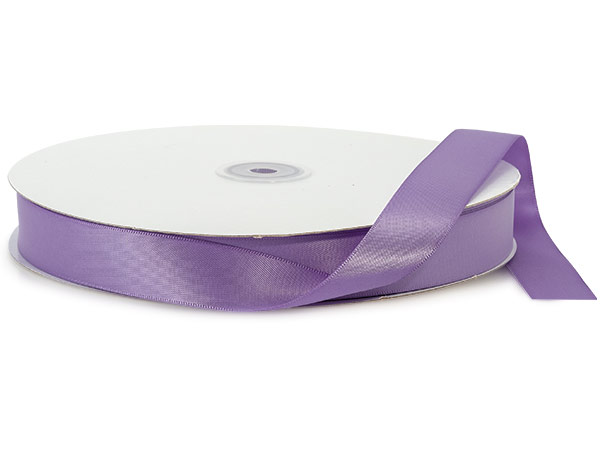 Violet Purple Double Faced Satin Ribbon, 7/8"x100 yards