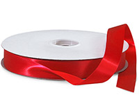 1-1/2 X 100 Yards Double Faced Satin Ribbon Red