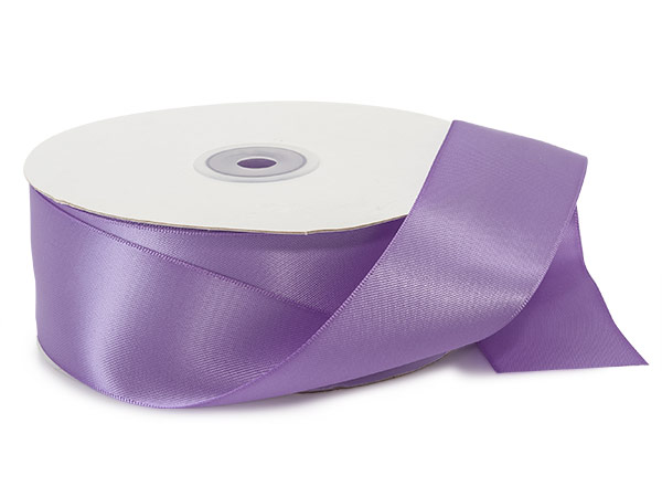 Double Faced Violet Satin Ribbon