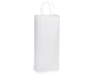Prime Line Packaging White Paper Take Out Bags with Handles Bistro Size,  100 Pcs – 10x6.75x12, 100 Pcs - Kroger