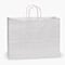 White Kraft Paper Shopping Bags, Vogue 16x6x12.5", 100 Pack-thumbnail