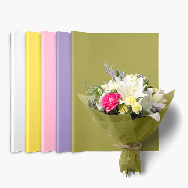 In Bloom Waxed Floral Tissue Assortment, 18x24", 400 Sheet Pack