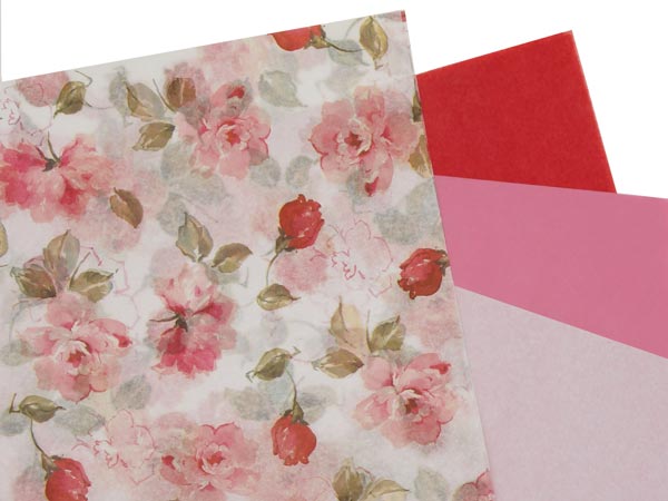 Heart Print Florist Tissue Paper Pack 28 (50x70cm) – Floral