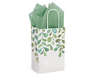 Watercolor Greenery Paper Gift Bags