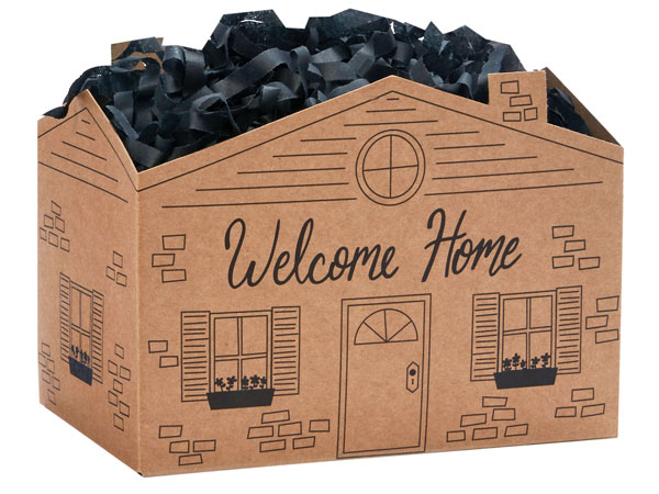 Welcome Home Kraft Basket Box, Large 10.25x6x7.5", 6 Pack