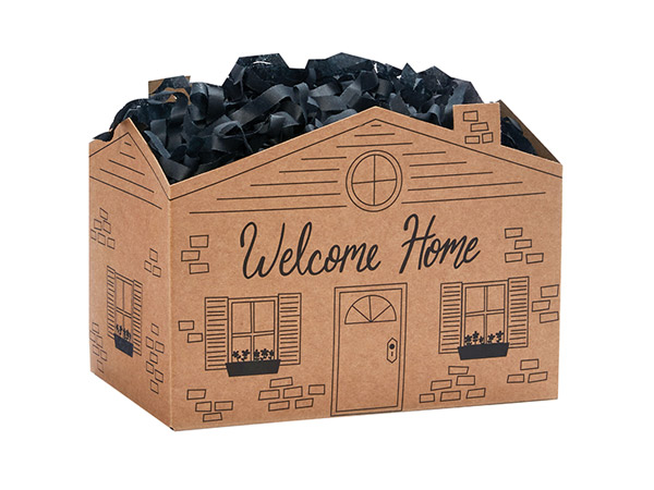 Welcome Home Kraft Basket Box, Small 6.75x4x5", 6 Pack