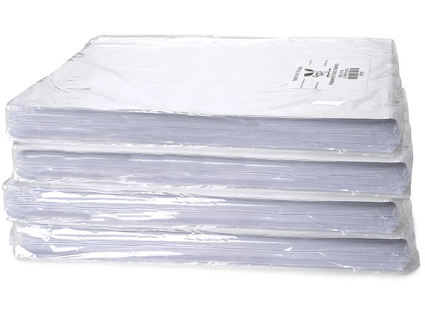 White Premium Tissue Paper, 20x30, Carton of 4, Bulk 960 Sheet Packs