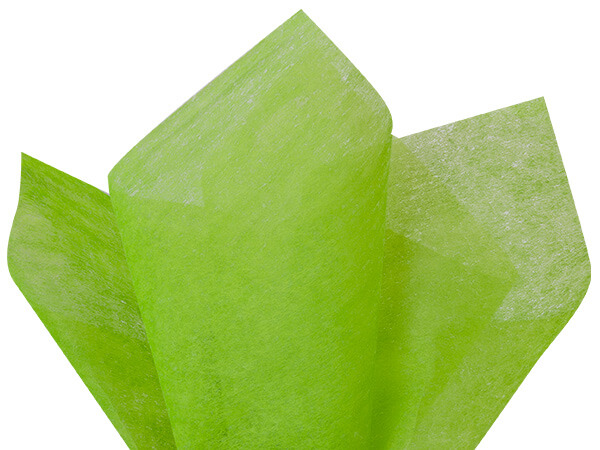 Apple Green Non-woven Tissue, 20x26", Bulk 100 Sheet Pack