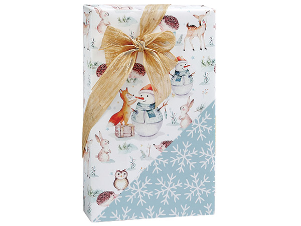 Making Winter Friends Reversible Gift Wrap, 24"x417' Counter Roll