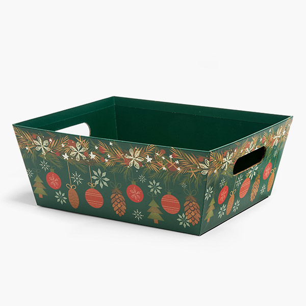 Cozy Ornaments X-Large Market Tray, 3 pack