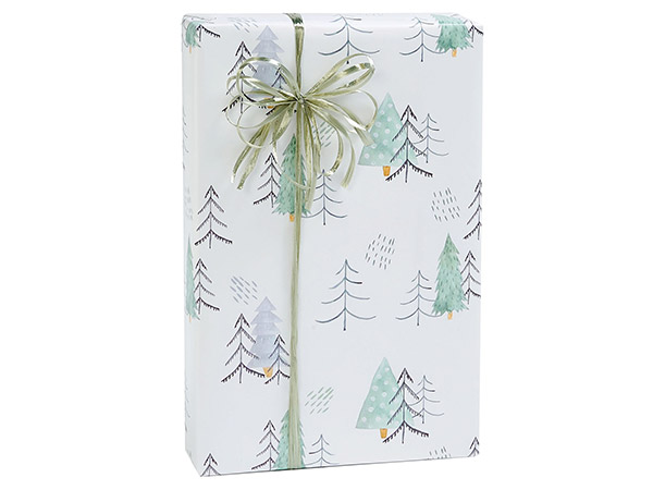 Winter Forest Gift Wrap, 24"x85' Roll