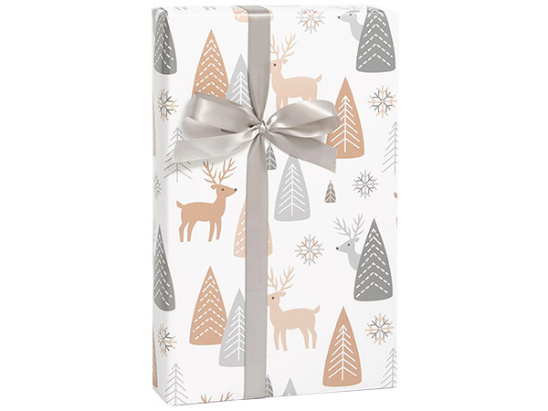 Snowy Night Wrapping Paper 24x417' Counter Roll