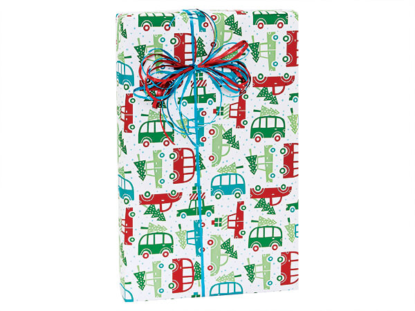 *Home For Christmas Gift Wrap Paper, 24"x85' Roll