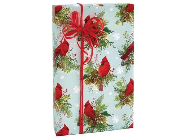 Majestic Cardinal Premium Gift Wrap