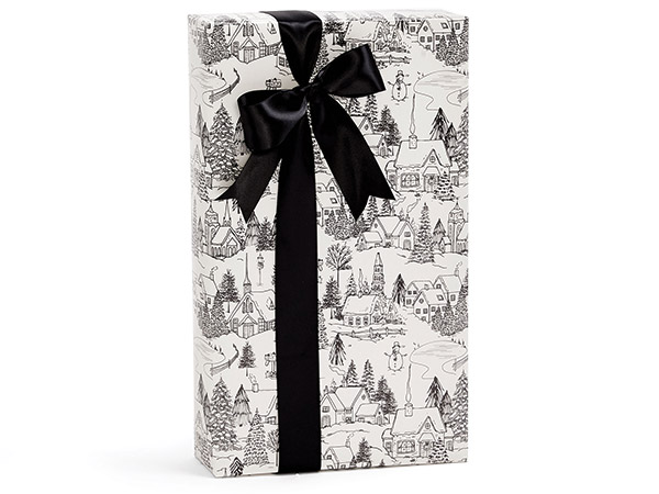 Winter Toile Gift Wrap