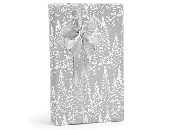 *Frosted Firs Gift Wrap, 24"x417' Counter Roll