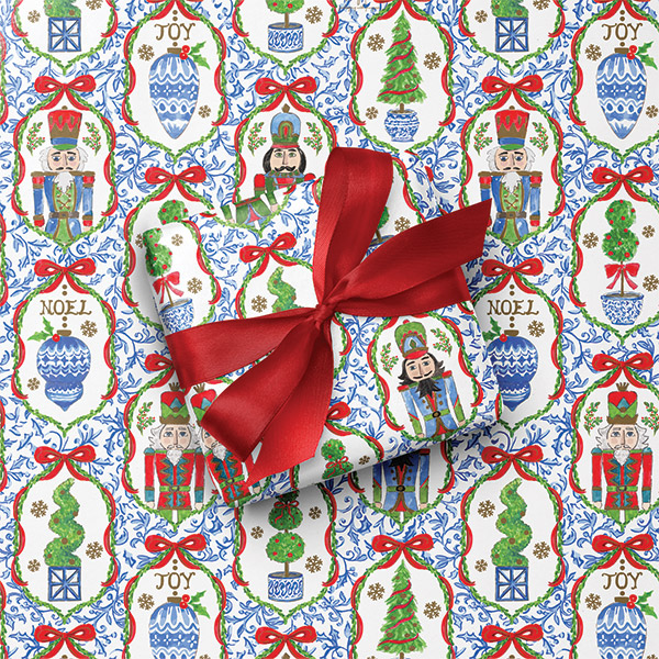 Nutcracker Tidings Gift Wrap, 24"x417' Counter Roll