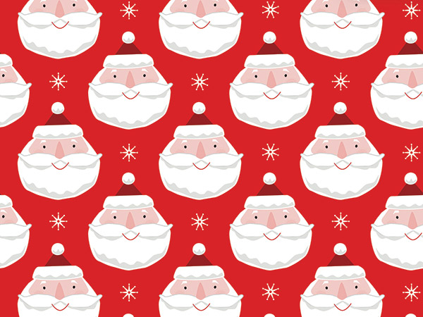 Chic Santa Tissue Paper, 20x30