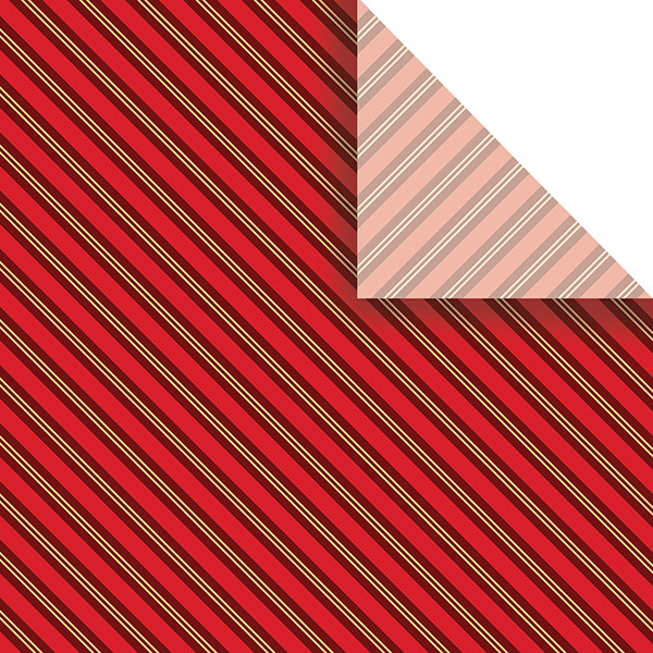 Red & Gold Stripes Tissue Paper, 20x30", Bulk 240 Sheet Pack
