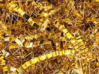1/Case Gold 10 lb PreciousMetal Metallic Shreds 