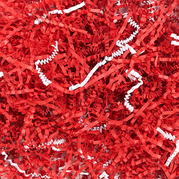 Scented Peppermint Crinkle Cut Shredded Paper, 10 lb Box