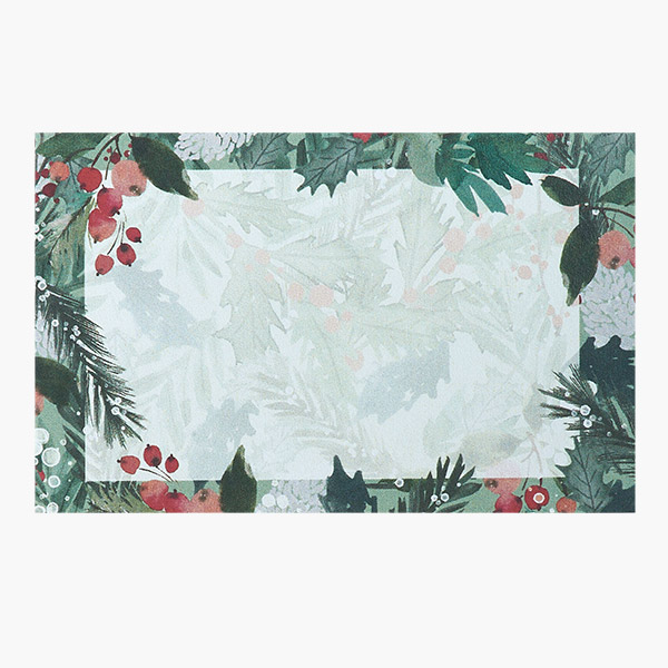 Holiday Greenery Enclosure Card