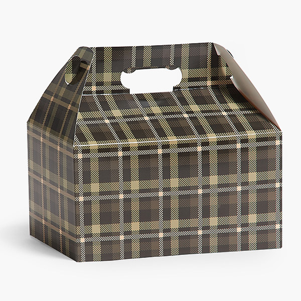 Evergreen Plaid Gable Box