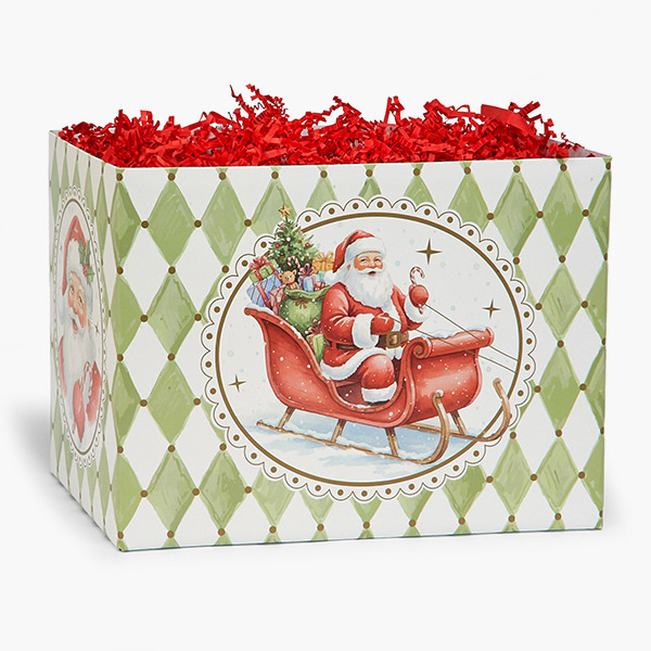 Jolly Santa Basket Box