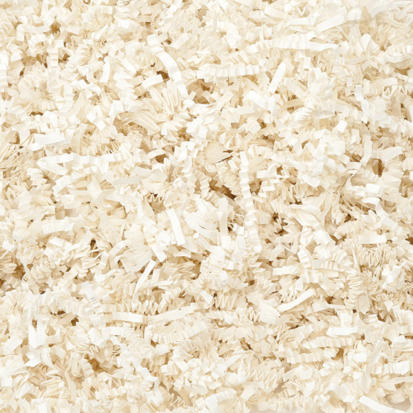 Ivory Crinkle Cut