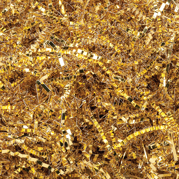 Metallic Gold Shred