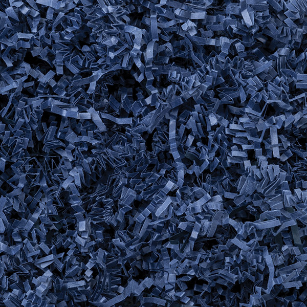 Navy Blue Gift Basket Shred