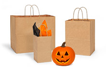 Nashville Wraps Customizable Brown Kraft Shopping Bags