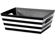 Nashville Wraps Wide Base Print Market Trays With Handles