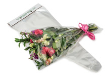 Flower Wrapping Cone Cellophane Cello XL Metallic Bouquet Sleeve Wrap 