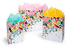 Nashville Wraps Songbird Blooms Paper Gift Bags