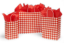 Red Gingham Bags